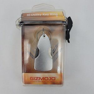 Gizmojo Key Ring Multi Tool Knife Bottle Opener Phillips Flat Head Screwdrivers